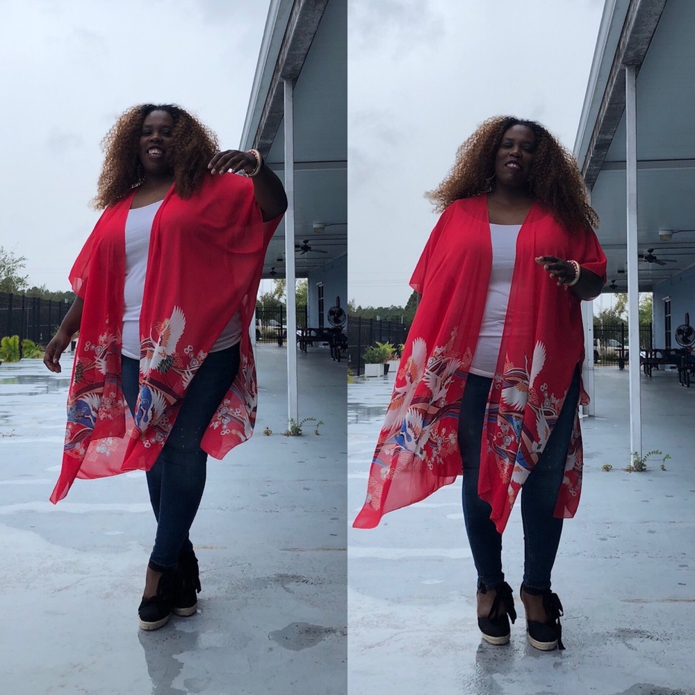 Reddish Kimono